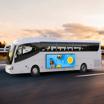 IP66 mobile lED display Advertising Digital Signage In Bus