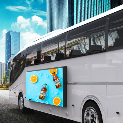 P3 P4 P5 Bus LED Advertising Screen With Ultra Light Cabinet