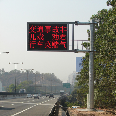 P25 Traffic Cantilever VMS Variable Message Sign EN12966 Standard Dynamic Message Signs
