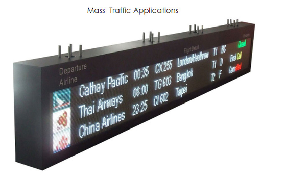 EN12966 VMS LED Passenger Information Displays P3 P4 P6 P8 P10mm
