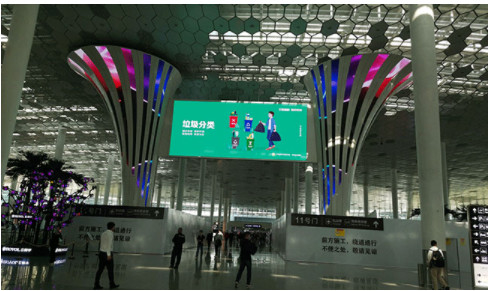 P6 P8 Airport Flight Display Board Shopping Mall Advertising Screen