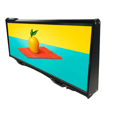 960*320mm 4500nits taxi top digital advertising P2.5 Outdoor Display