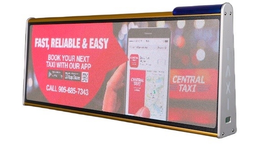 P2.5mm 3840Hz Car Roof Advertising Sign High Brightness 4500nits