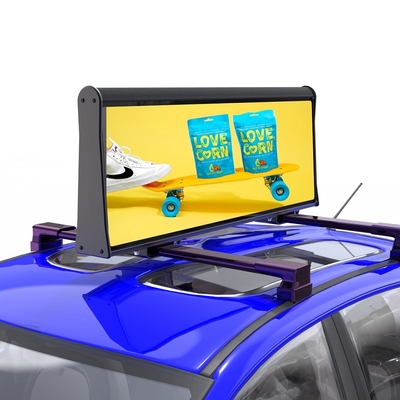 990*395*110mm 4500 nits Car Top Digital Billboards Advertising Sign