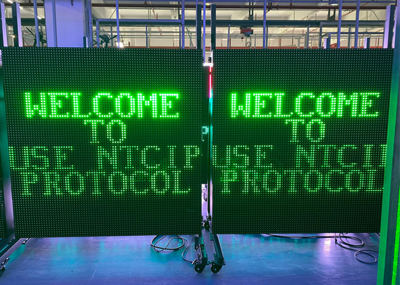 EN12966 LED Passenger Information Display Subway Train Station use