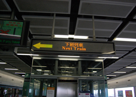 P8 LED Passenger Information Display Full Color For Metro Station