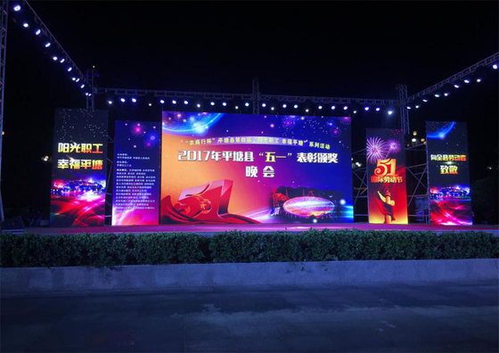 500*500mm P4.81mm Rental LED Display Screen Advertising Video Wall