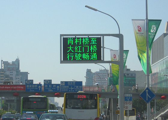 IP56 Dynamic Message Board Road Speed Limit Warning Customized Logo