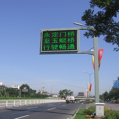 Outdoor Gantry LED Motorway VMS Signs Highway Information Board