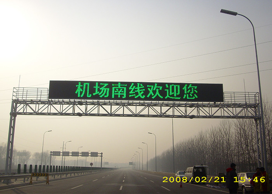 Asynchronous Motorway VMS Signs EN12966 LED Traffic Warning Boards