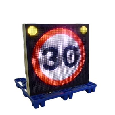 Solar Powerd 320×160mm Module LED Traffic Signs Crosswalk Warning