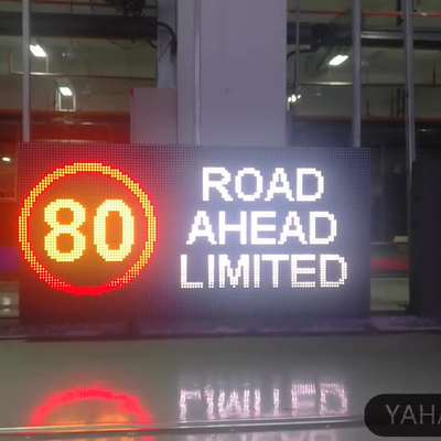 EN12966 NTCIP LED Traffic Control Sign Road Safety Vehicle Mounting