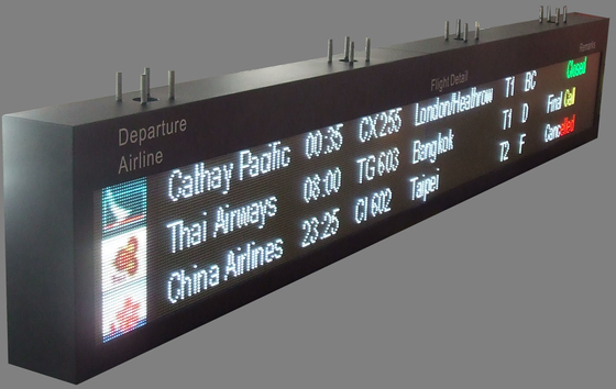 Indoor SMD Airport Flight Display Board automatic Digital LED Display