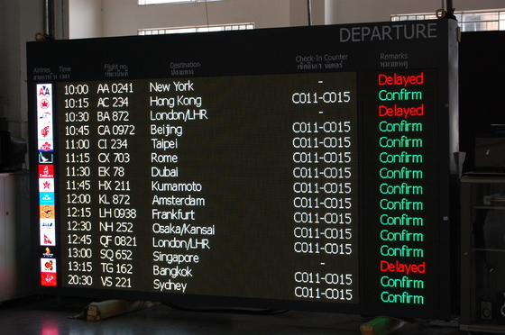 IP65 LED Airport Flight Information Display Variable Message Sign