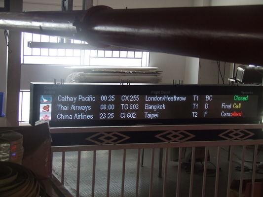 IP65 LED Airport Flight Information Display Variable Message Sign