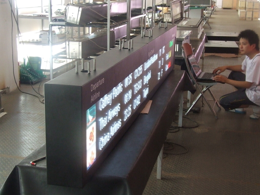 VMS Airport Flight Display Board LED Intelligent Navigation System