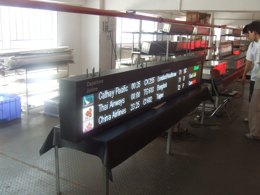 P10mm LED Airport Flight Display Board Navigation Board Terminal