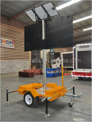 SMD VMS Trailer Signs High Refresh Commercial Advertising LED Display