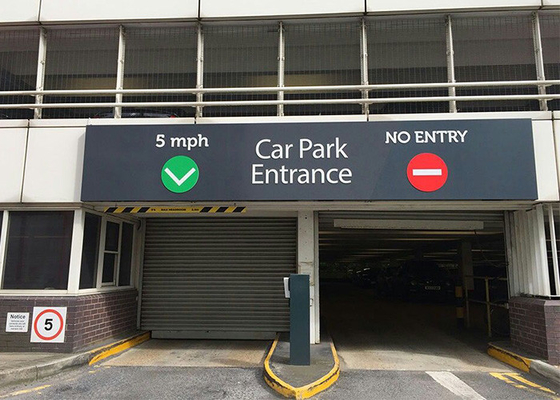 Outdoor P10 Parking LED Display EN12966 Car Counting Systems