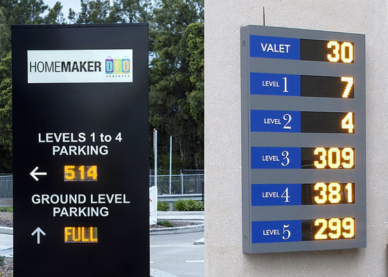 Full Color Outdoor P12 VMS Parking IP65 Waterproof LED Display