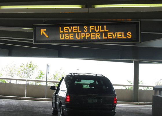 7000nit VMS Parking Guidance Long Lifespan Vehicle Counting System
