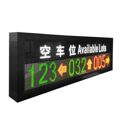 12400 Nits Car Park Counting Systems LED Display Screen Guidance