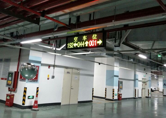 EN12966 960×960mm VMS Parking Single Row Digital LED Parking Guide