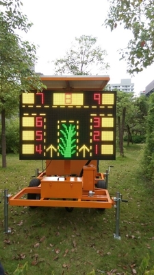 EN12966 Traffic Warning Signs Mobile Truck Trailer Mounted LED Screen