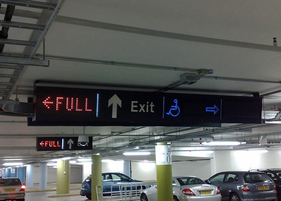 Square 510 DIP VMS Parking Space Available CountingLED Display Board