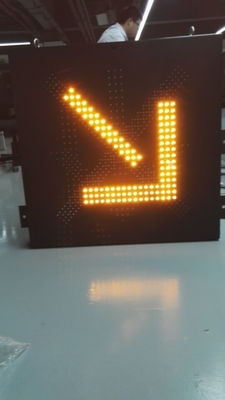 EN12966 P20 P16 Traffic LED Arrow Sign For Road Tunnel Motorway