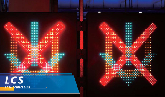 DIP LED Red Cross Green Arrow Sign Stop Go Roadway Indicator Signal