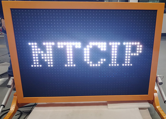 EN12966 P16 RGB LED VMS Signs High Brightness Outdoor Traffic Screen