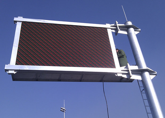 EN12966 Lens LED VMS Signs Highway Trailer Traffic Information Board