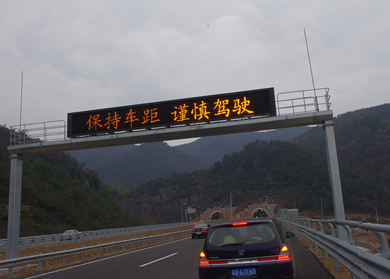 Energy Saving P12mm LED VMS Signs City Road Gantry Information