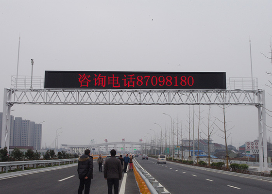 Traffic VMS Electric Road Sign P10 P20 16×8 LED Display Module