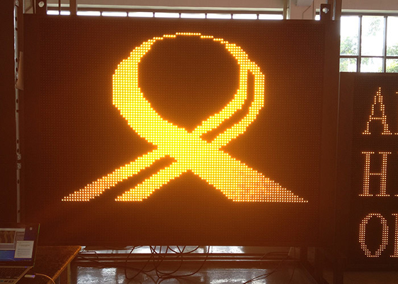 P10 P16 P20 LED VMS Signs Outdoor Traffic Display Board Rear Service
