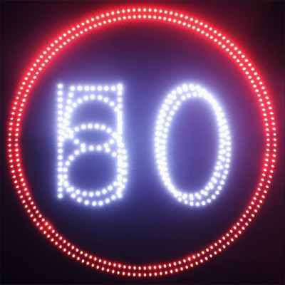 EN12966 SMD LED VMS Speed Limit Signs For Highway Road Safety