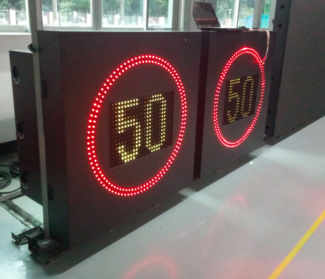 Portable Speed Limit Electronic Signs RS485 RS232 GPRS Ethernet 4G 3G