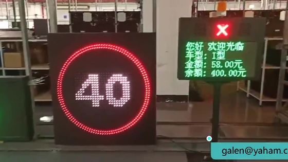 Highway VMS Speed Limit Boards Photo Sensors Virtual Message Sign