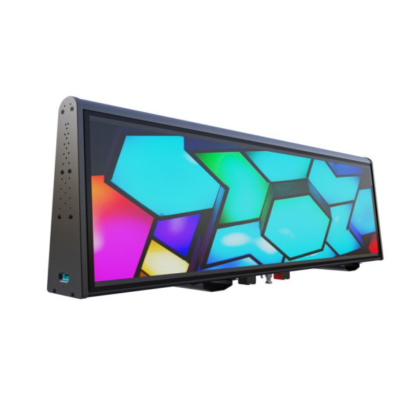 Outdoor Taxi Roof LED Display Advertising Sign P2.5 Double Sided 240×320mm