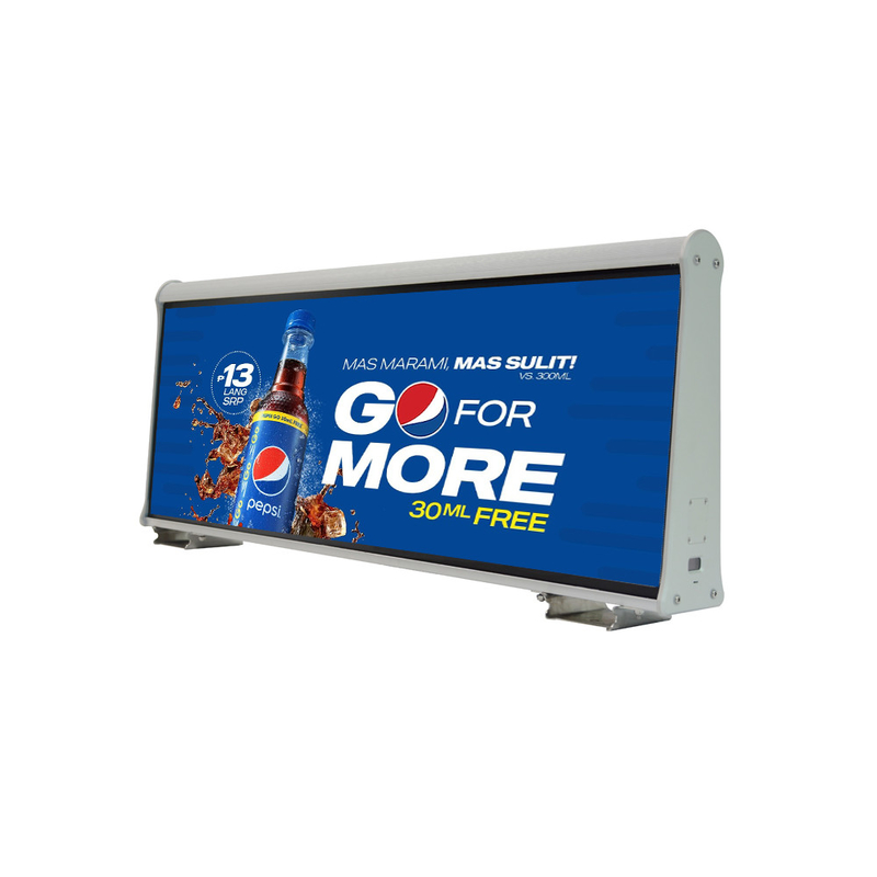 Full Color 3840Hz Taxi Roof LED Display Mobile Advertising Screens