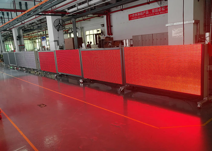 Led Matrix Sign Red Traffic 3 in1 SMD LED Matrix Message Display Single Red Color Module
